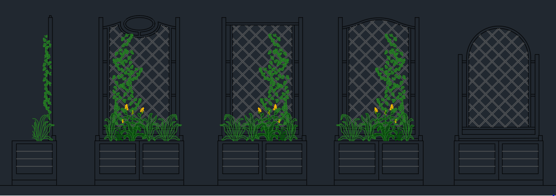 Flower Beds And Fences