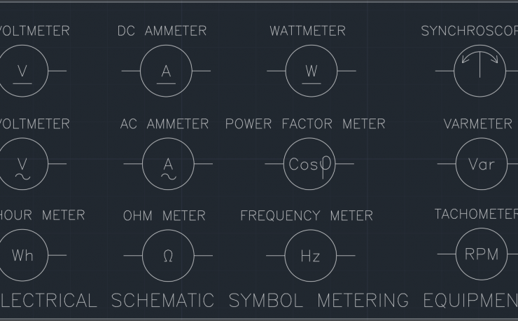 Electrical Schematic Symbol Metering Equipment
