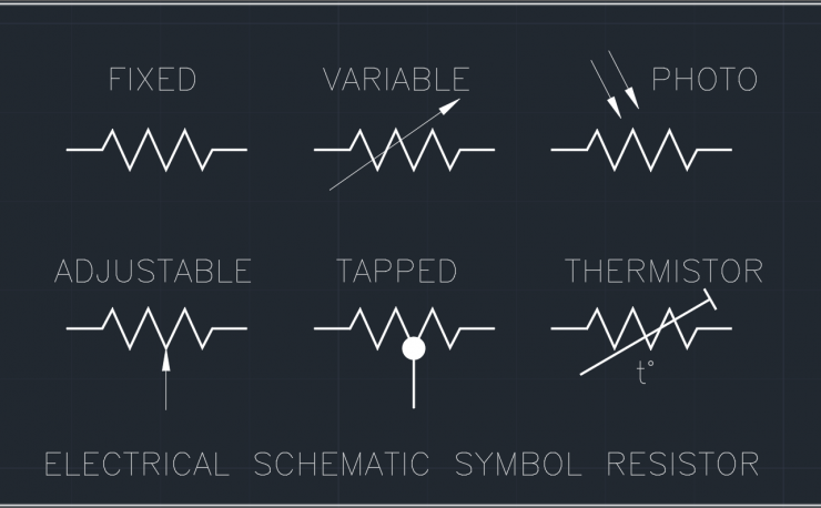 Electrical Schematic Symbol Resistor