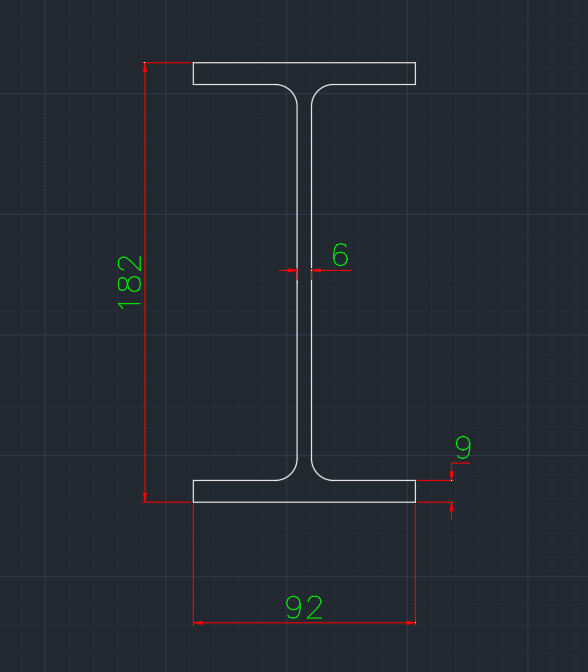 Wide Flange European (IPE-O) In dwg file format for AutoCAD and other 2D Software