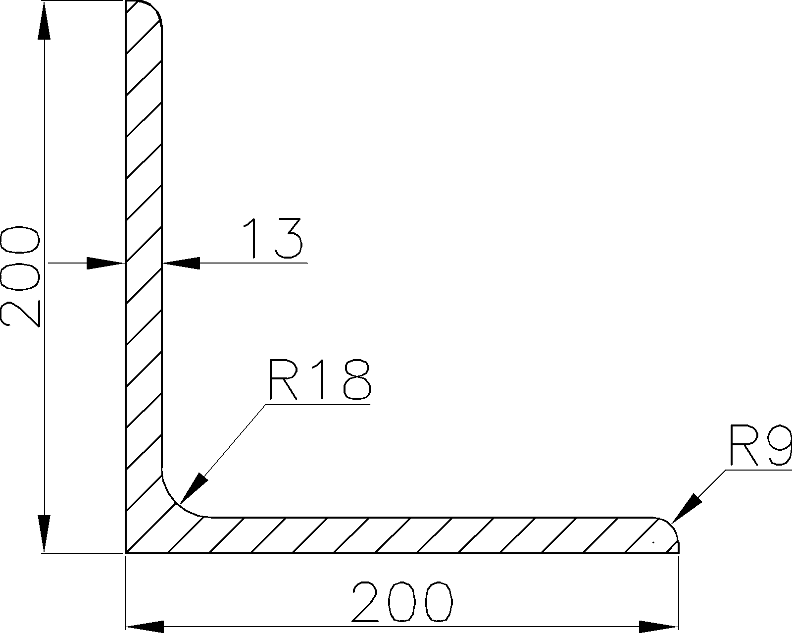 L200x200x13