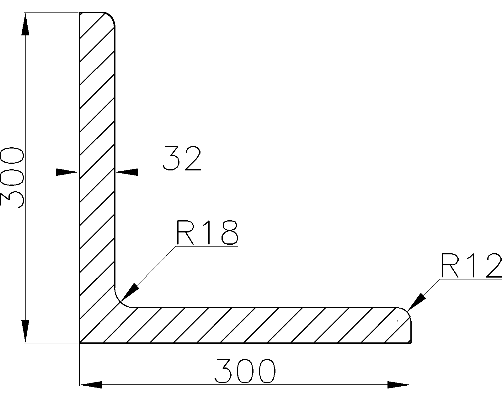 L300x300x32