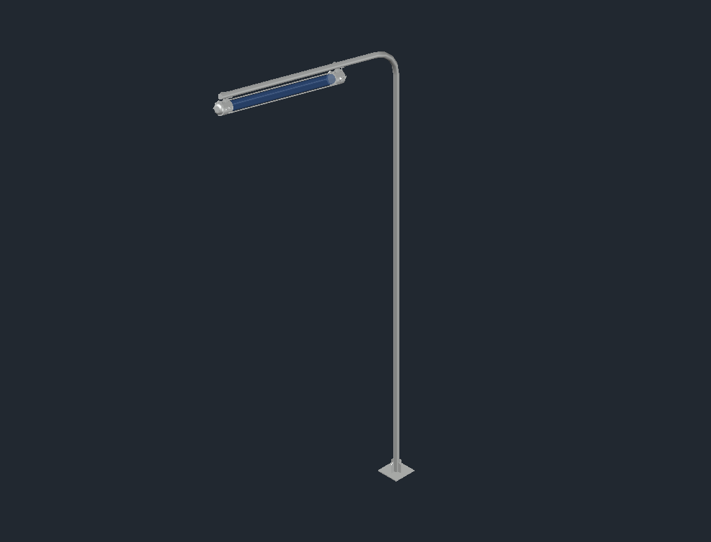 Fluorescent Tube Lighting Fixture