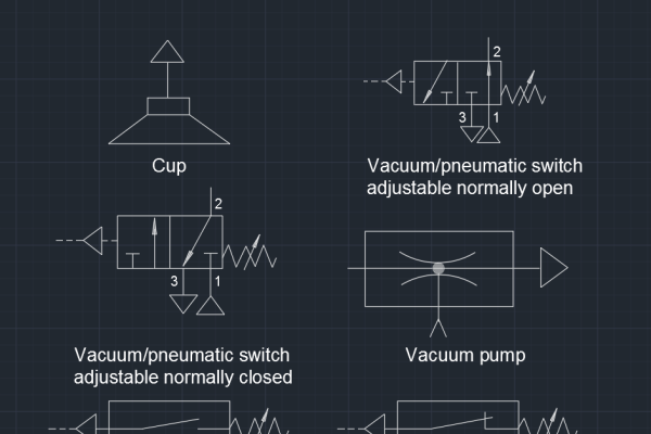 Vacuum Pneumatic Symbols