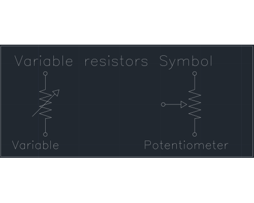 Variable resistors Symbol